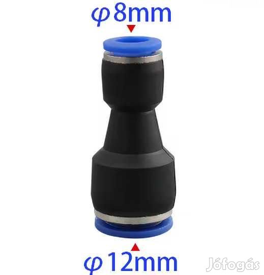 Átalakító toldó gyorcsatlakozó 8mm-12mm (5874)