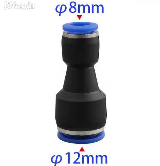 Átalakító toldó gyorcsatlakozó 8mm-12mm (5874)
