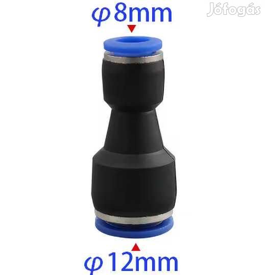 Átalakító toldó gyorcsatlakozó 8mm-12mm (5874)