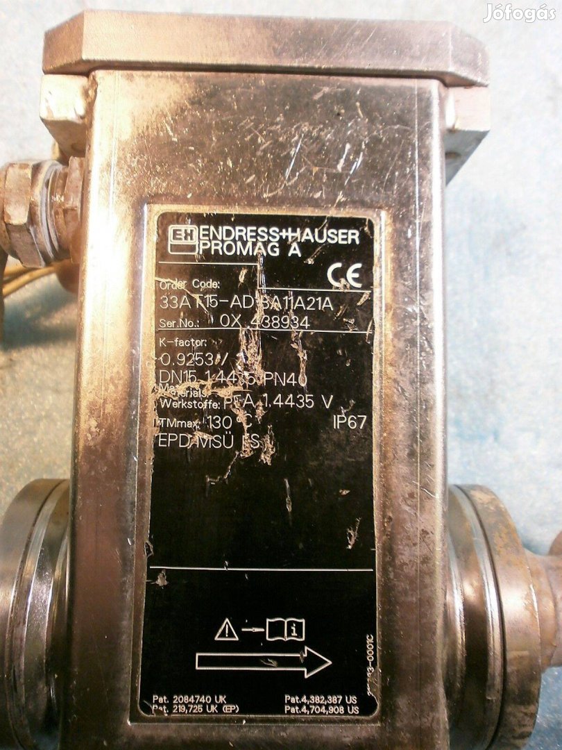 Átfolyásmérő jeladó Endress Hauser 2962