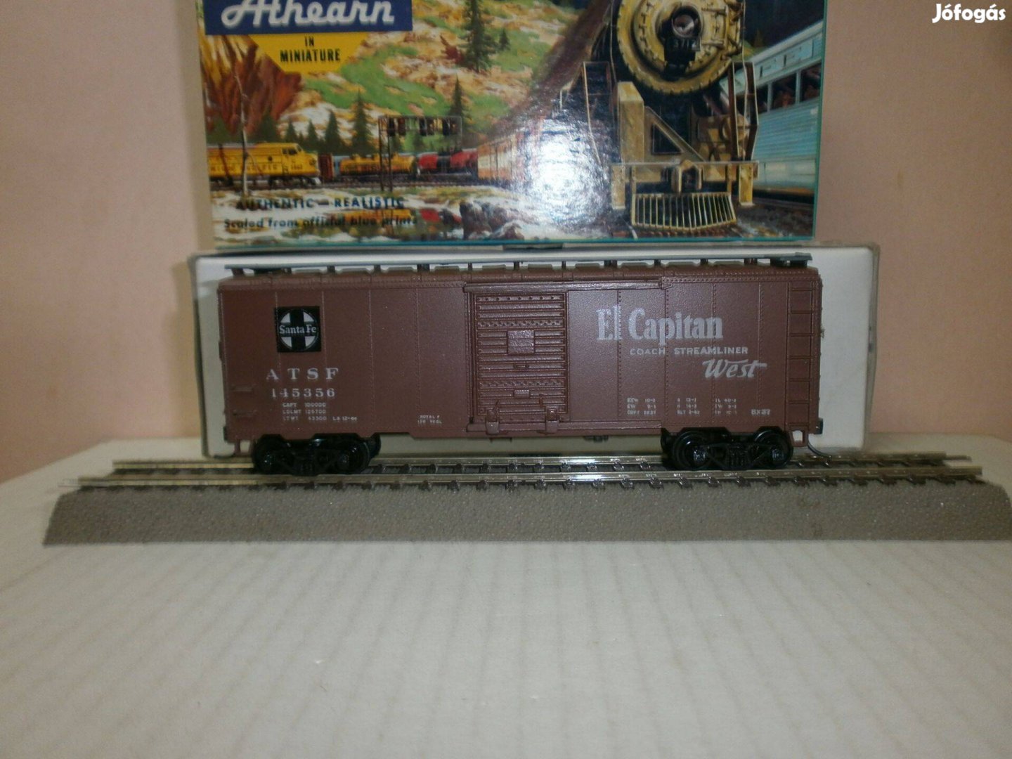 Athearn 5013 - Atsf - box car - Usa teher kocsi - H0