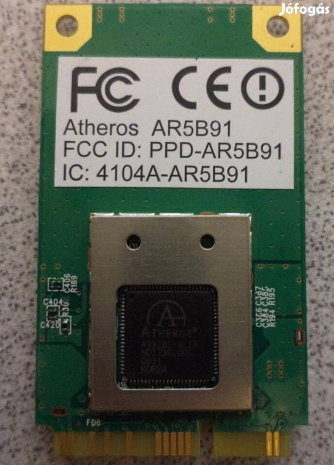 Atheros AR5B91 wifi kártya, Mini-PCI Express WiFi Adapter