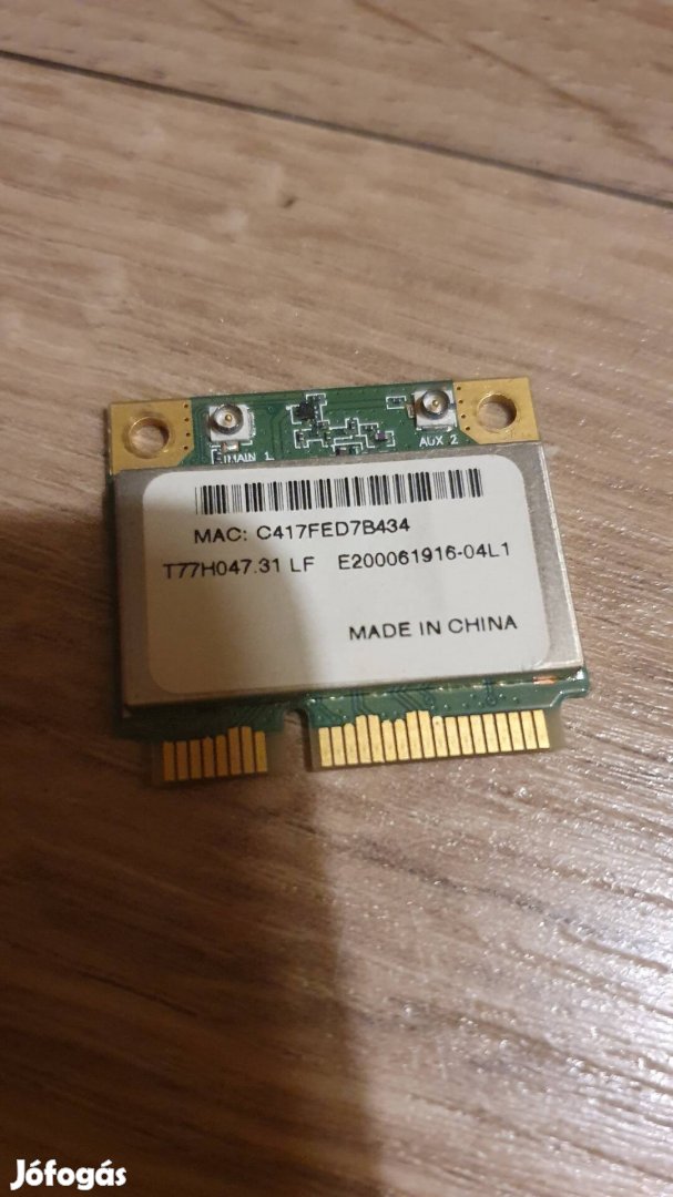 Atheros AR5B93 PCI-E wifi kártya