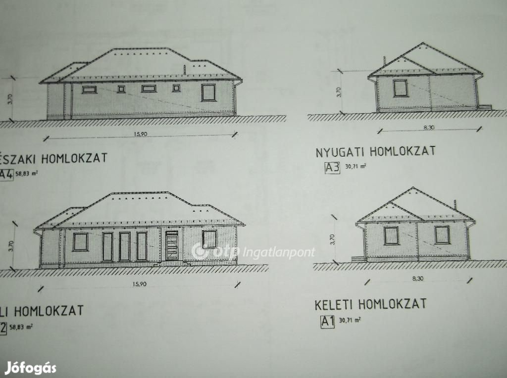 Atkári 94 nm-es ház eladó