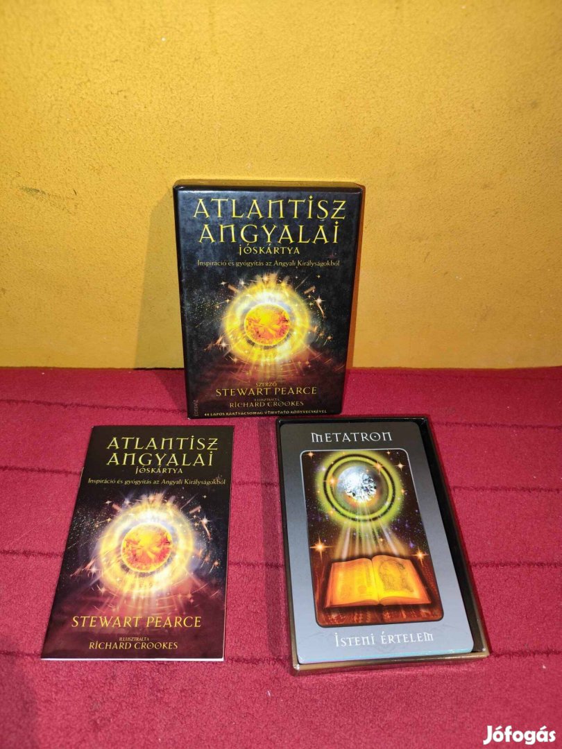 Atlantisz angyalai jóskártya (útmutató könyv + 44 lapos kártyacsomag)