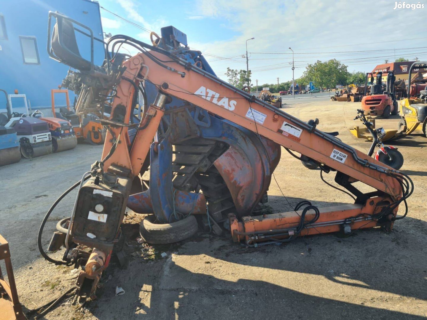 Atlas AK 3500C teherautó-ra szerelhető daru