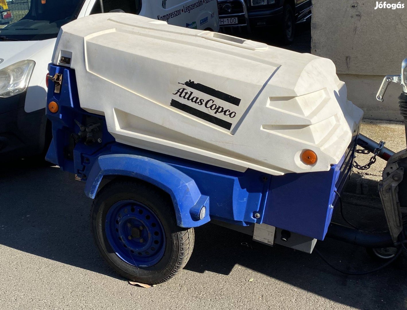 Atlas Copco Xas 47 kompresszor 2,5 m/perc garanciával akár részletre