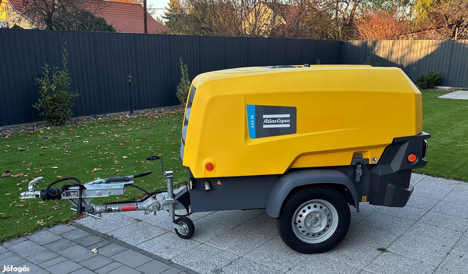 Atlas Copco Xas 88 Vontatható csavarkompresszor