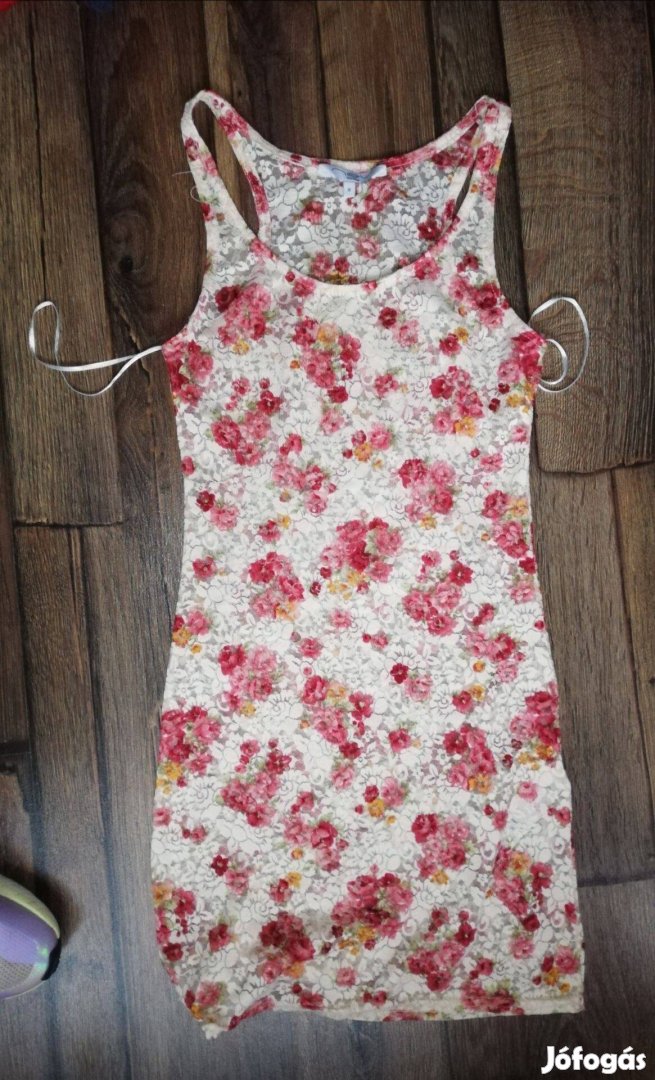 Átlátszó rózsamintás szexi hálóing