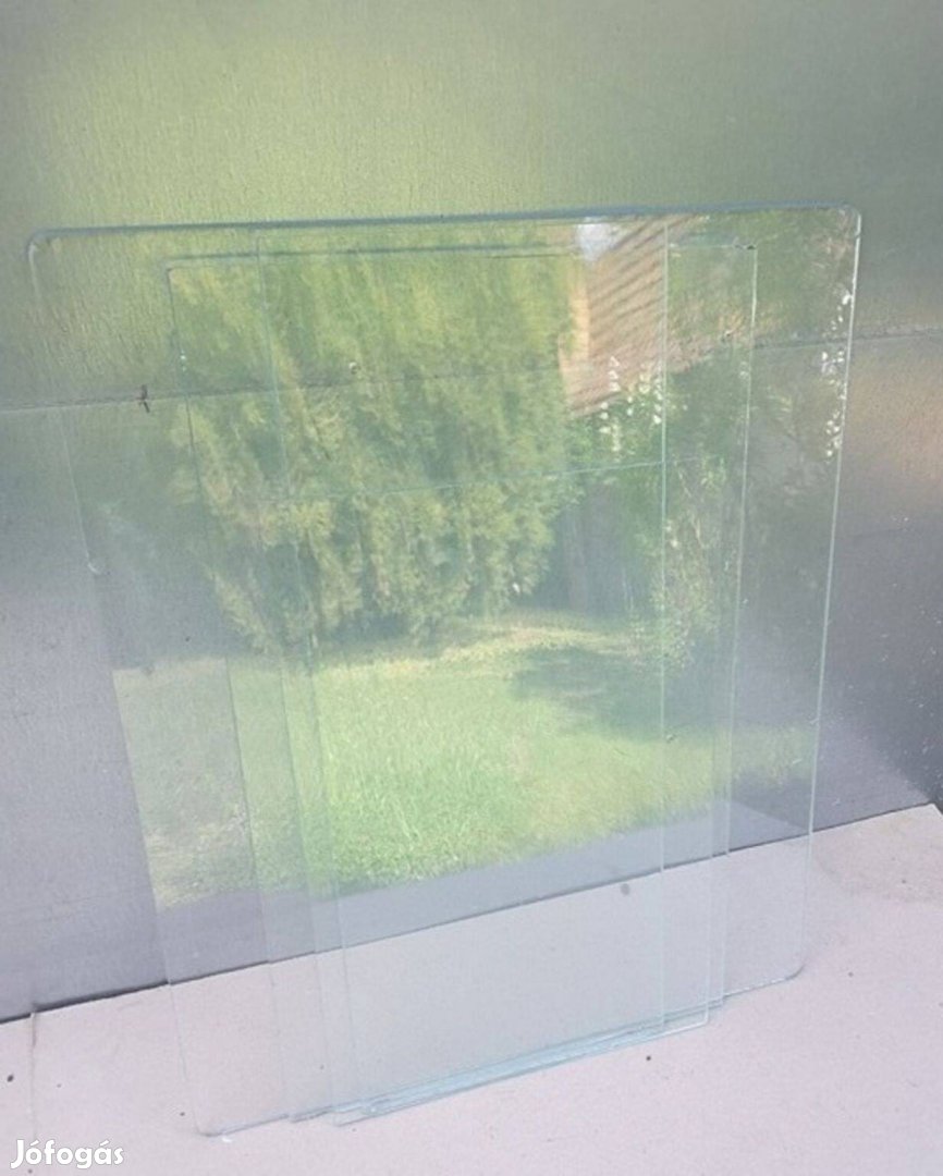 Átlátszó üveglap 50*31 cm-es
