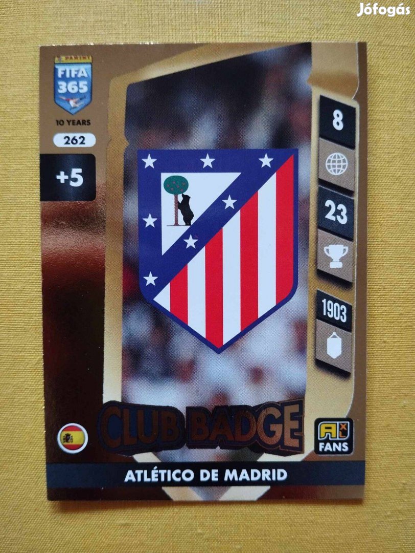 Atletico Madrid FIFA 365 2025 Club badge csapatcímer focis kártya