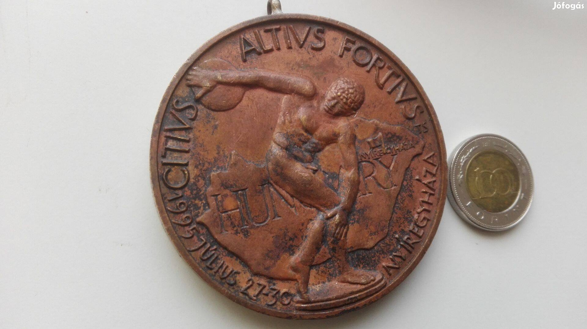 Atlétikai Europa bajnokság Nyíregyháza 1995-ös bronz érem