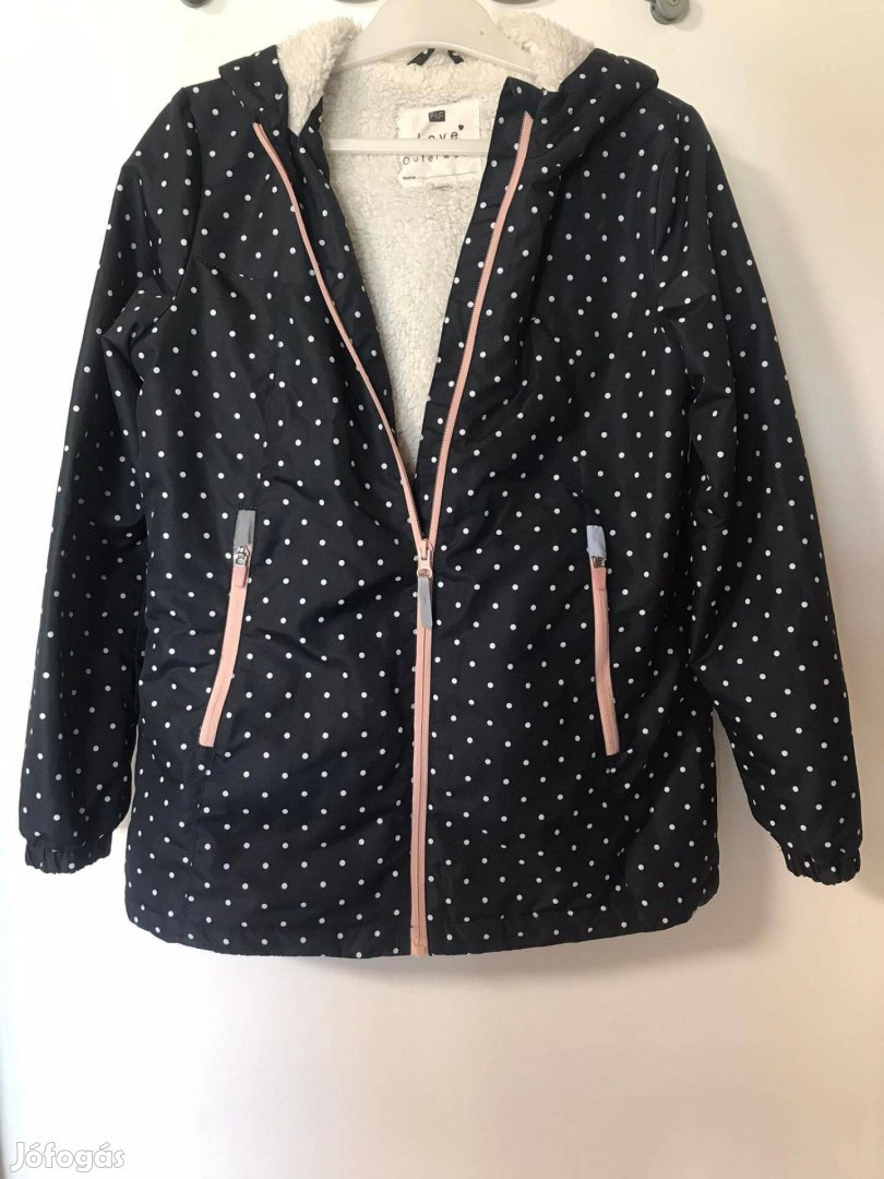 Átmeneti pöttyös kabát FF 11-12 év