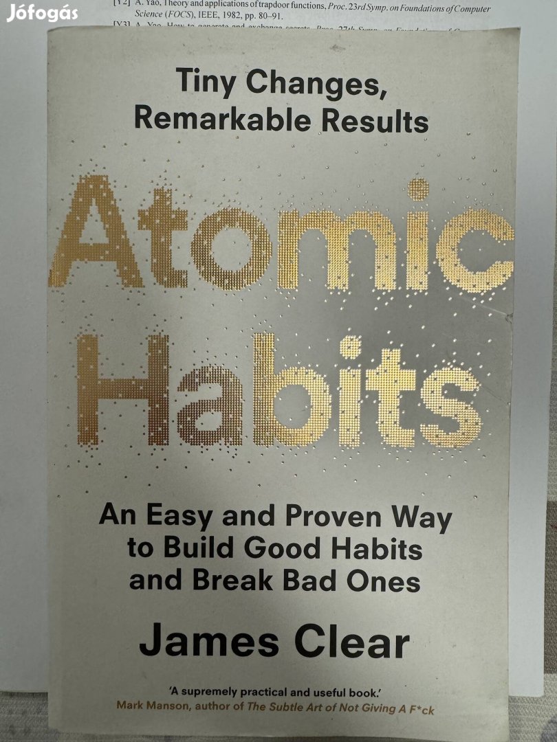 Atomic Habits James Clear angolul