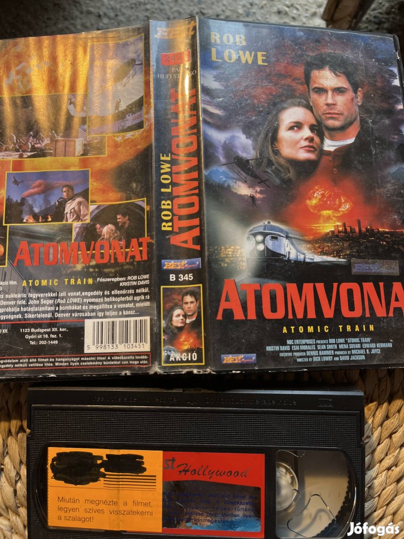 Atomvonat vhs kazetta