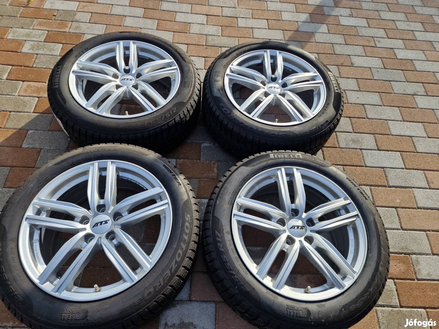 Ats alufelni 7.5x17 5x112 et38 215/55r17 téli gumikal!