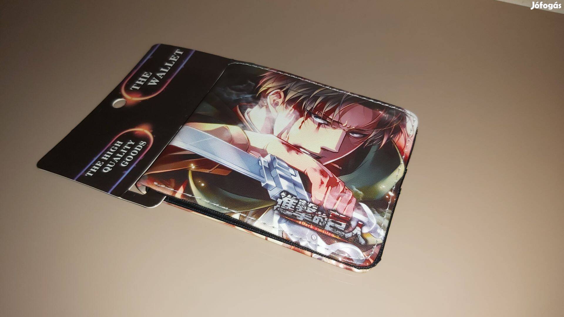 Attack on Titan AOT pénztárca Eren Levi Új Shingeki no Kyojin Készlete