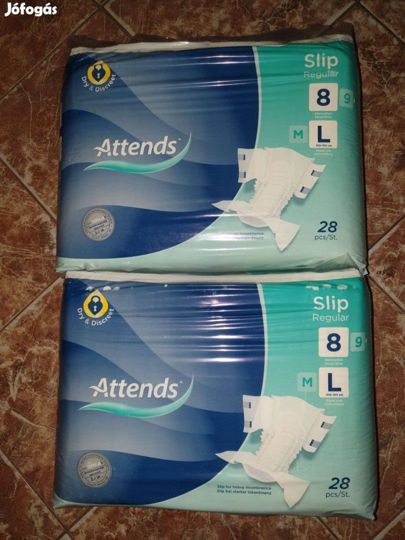Attends Slip 8 L, felnőtt pelenka