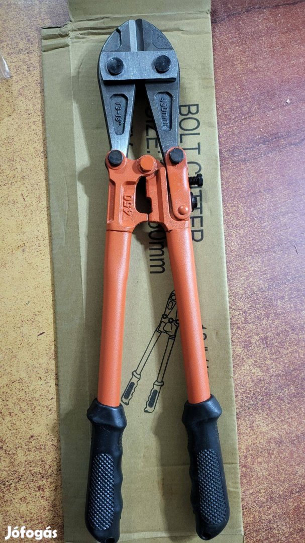 Áttételes kézi karos erővágó, drótvágó, csapszegvágó olló 450mm