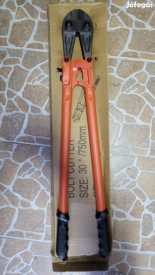 Áttételes kézi karos erővágó, drótvágó, csapszegvágó olló 750mm