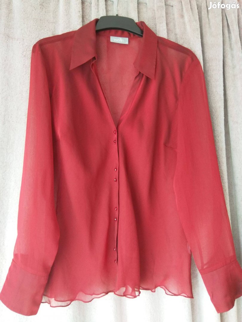 Áttetsző alkalmi blúz