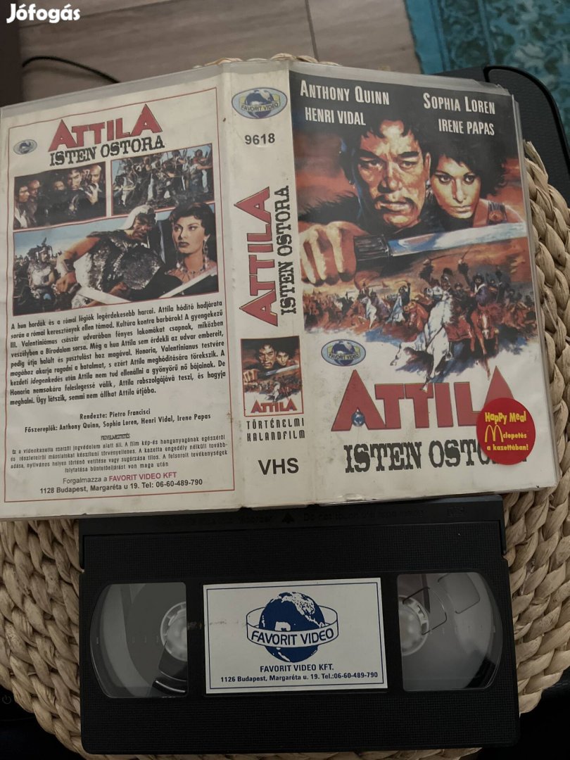 Attila isten ostora vhs