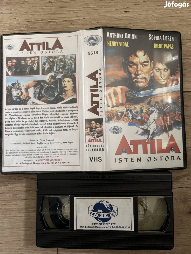 Attila isten ostora vhs 