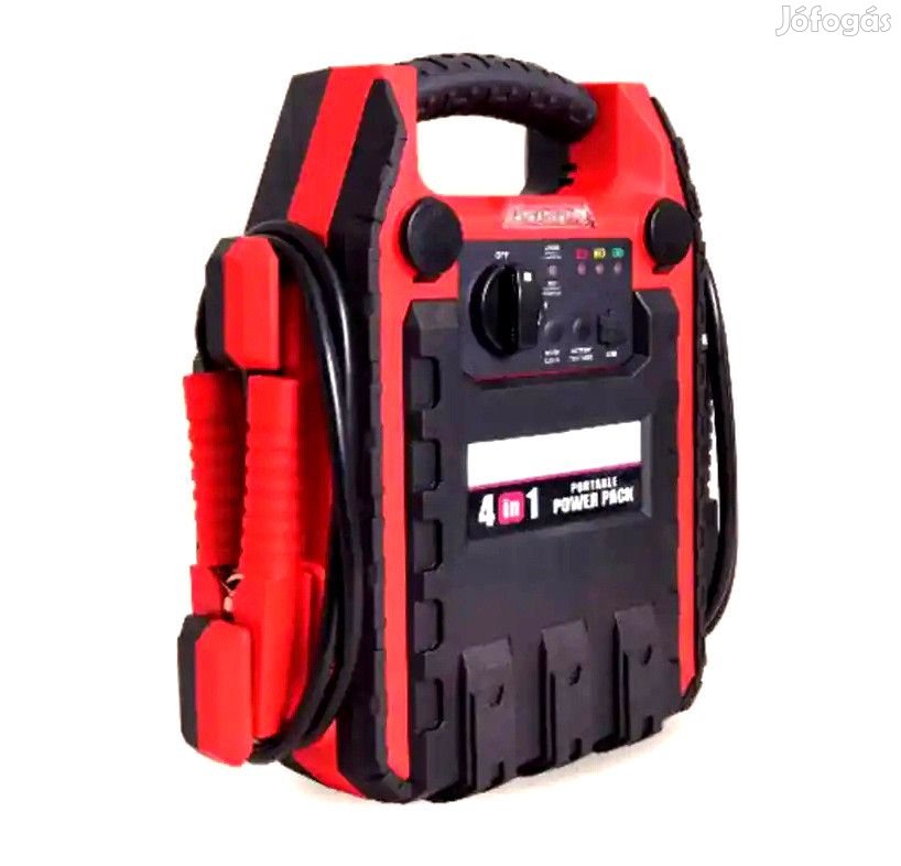 Auchan 12V Booster 4 in 1 Jump Starter hordozható indításrásegítő, 17