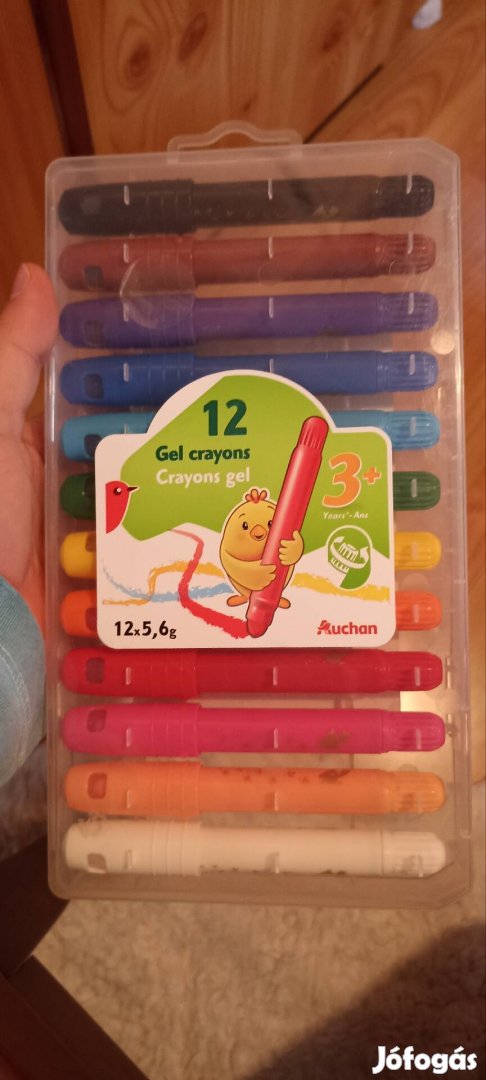 Auchan Gel Crayons - gyerek gel rajzkészlet