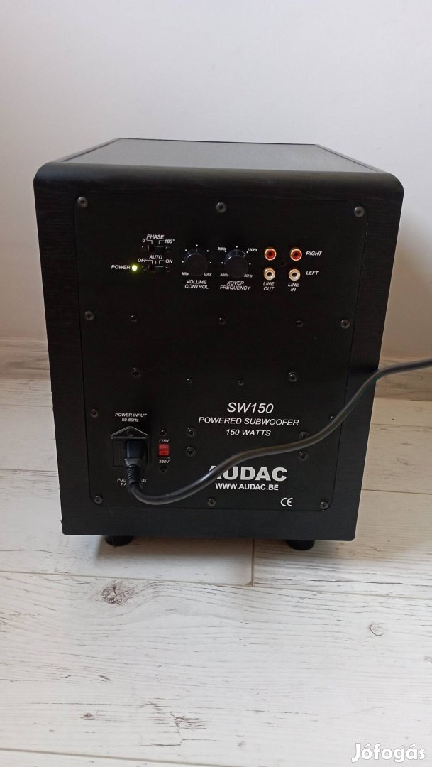 Audac SW 150 Powered Subwoofer 150 watt mélyláda