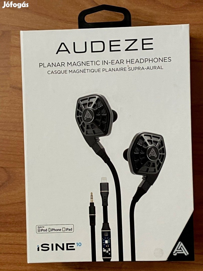 Audeze isine 10 fülhallgató eladó újszerű állapotban