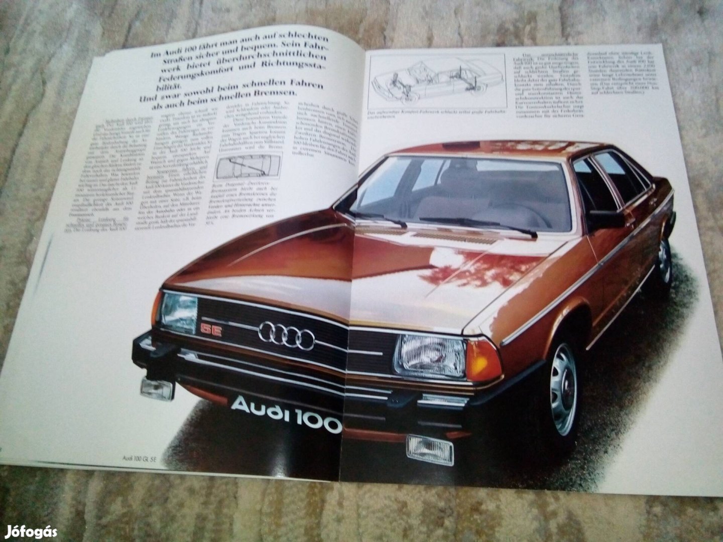 Audi 100 C2 (1978) prospektus, katalógus.