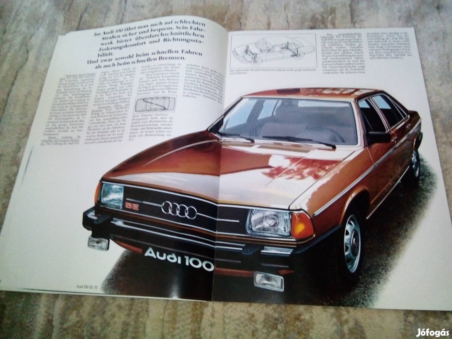 Audi 100 (1978) prospektus, katalógus!