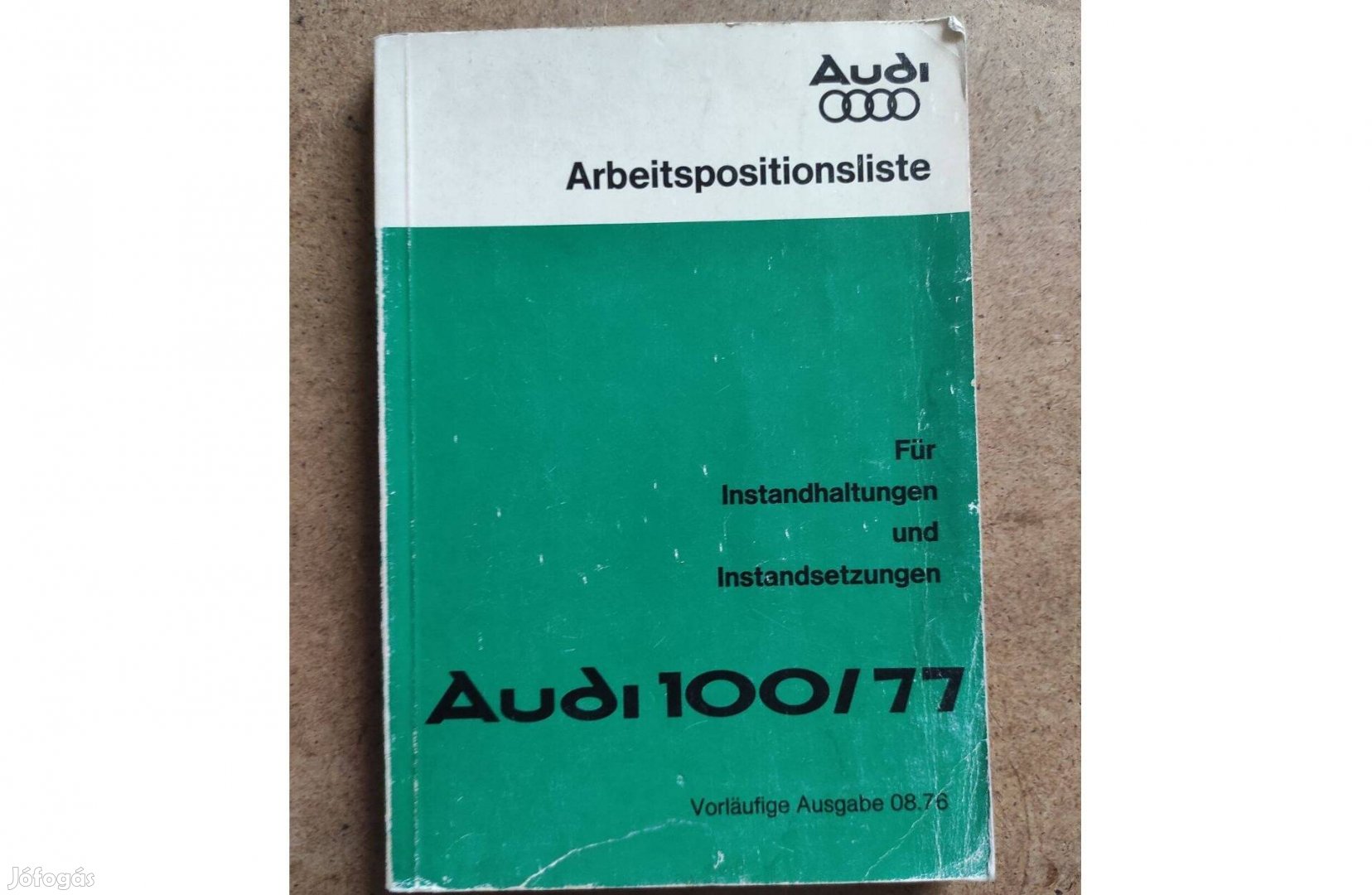 Audi 100 / 77 alkatrészkatalógus
