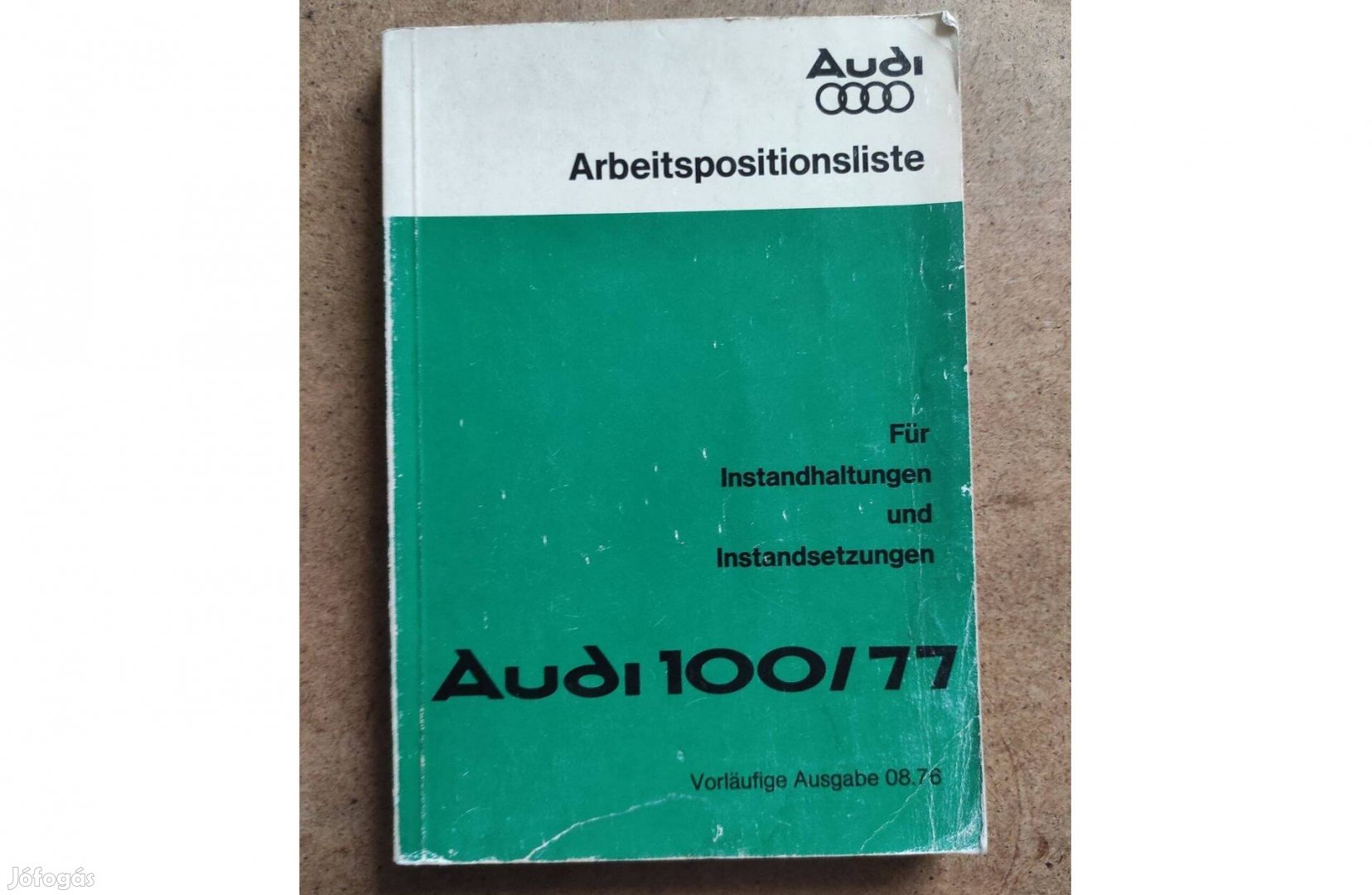 Audi 100 / 77 alkatrészkatalógus