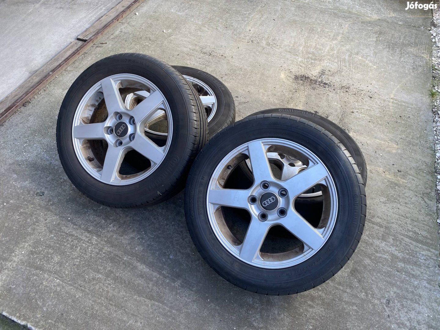 Audi 16"/ 5x112/ alufelni/ nyári gumikkal/ vw/ seat