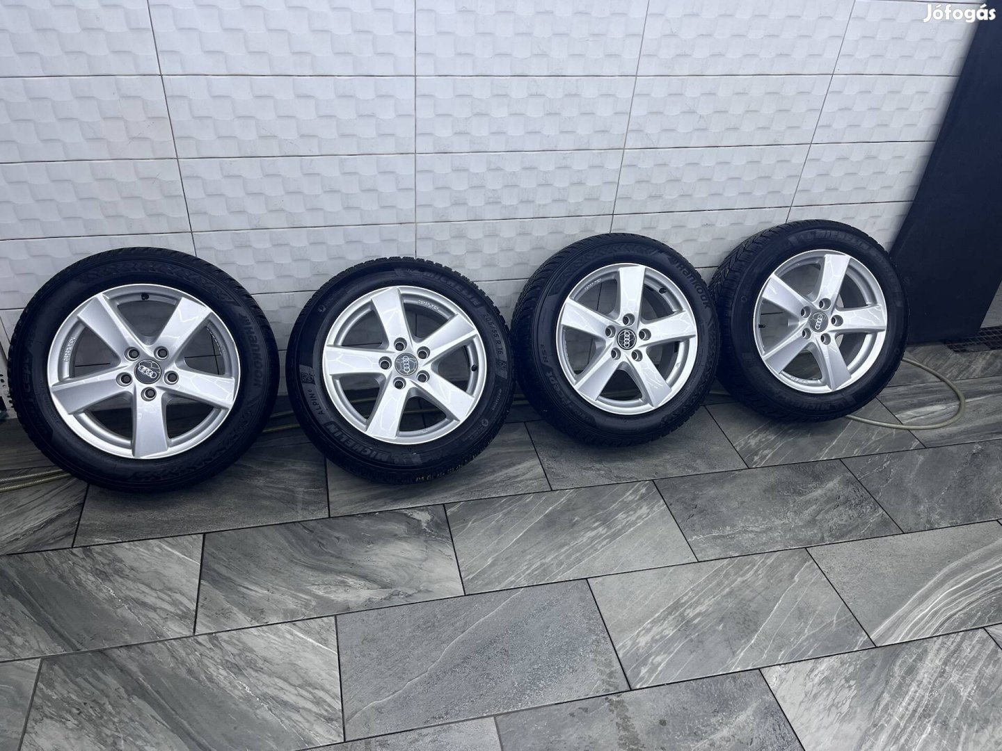 Audi 16" alufelni jó gumikkal