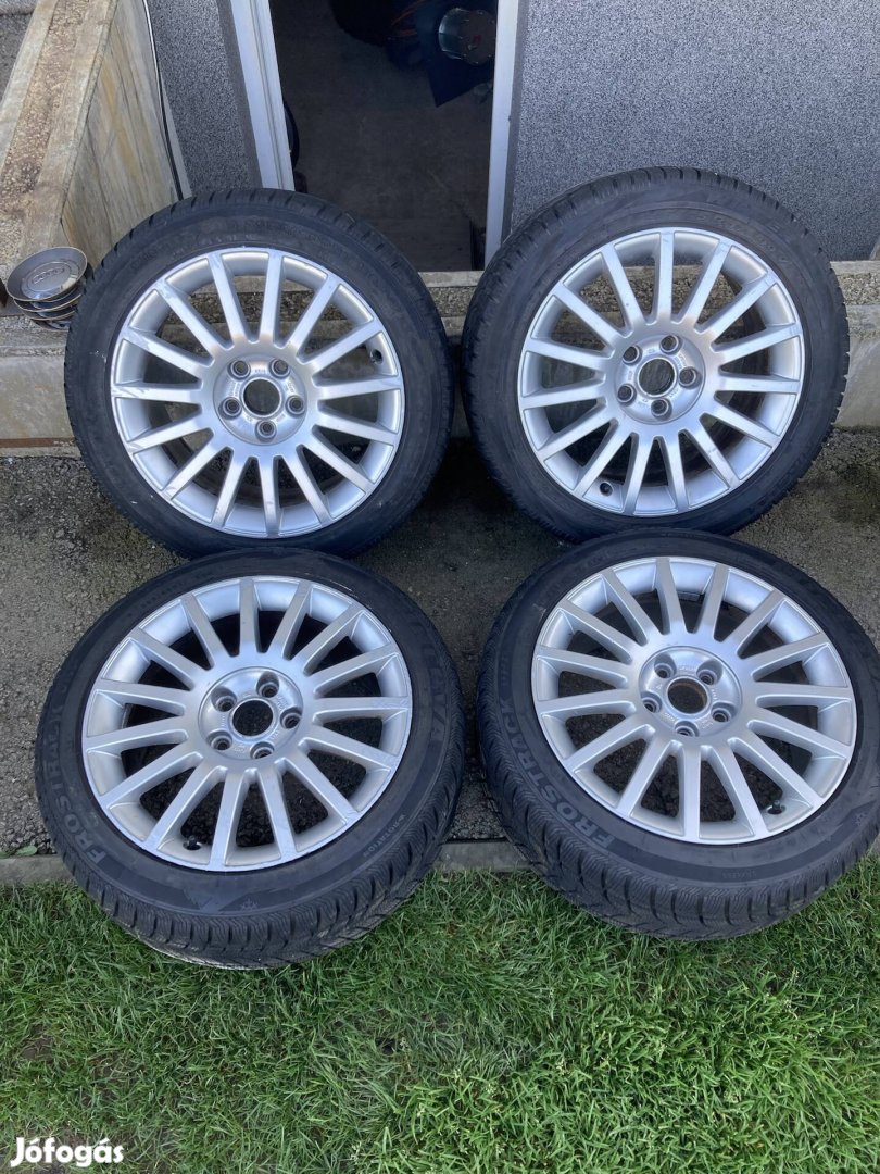 Audi 17 col 5x112 gyári alufelni téli gumival