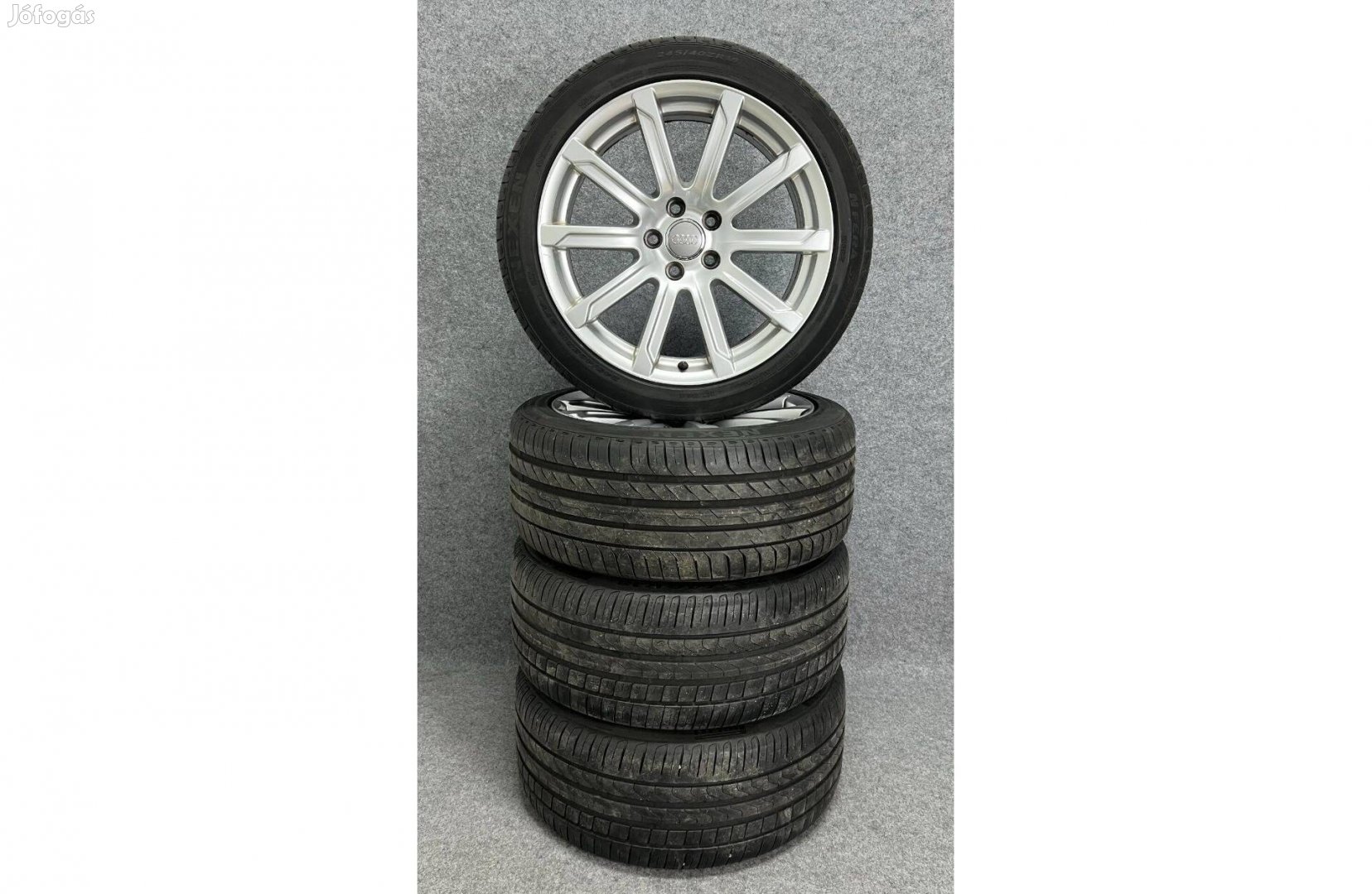 Audi 18 5x112 alufelni felni 24540r18 nyári gumi A5 A4 A6
