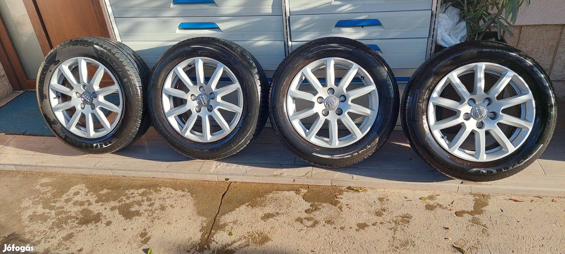 Audi 205/60/16 gumikkal eladó!