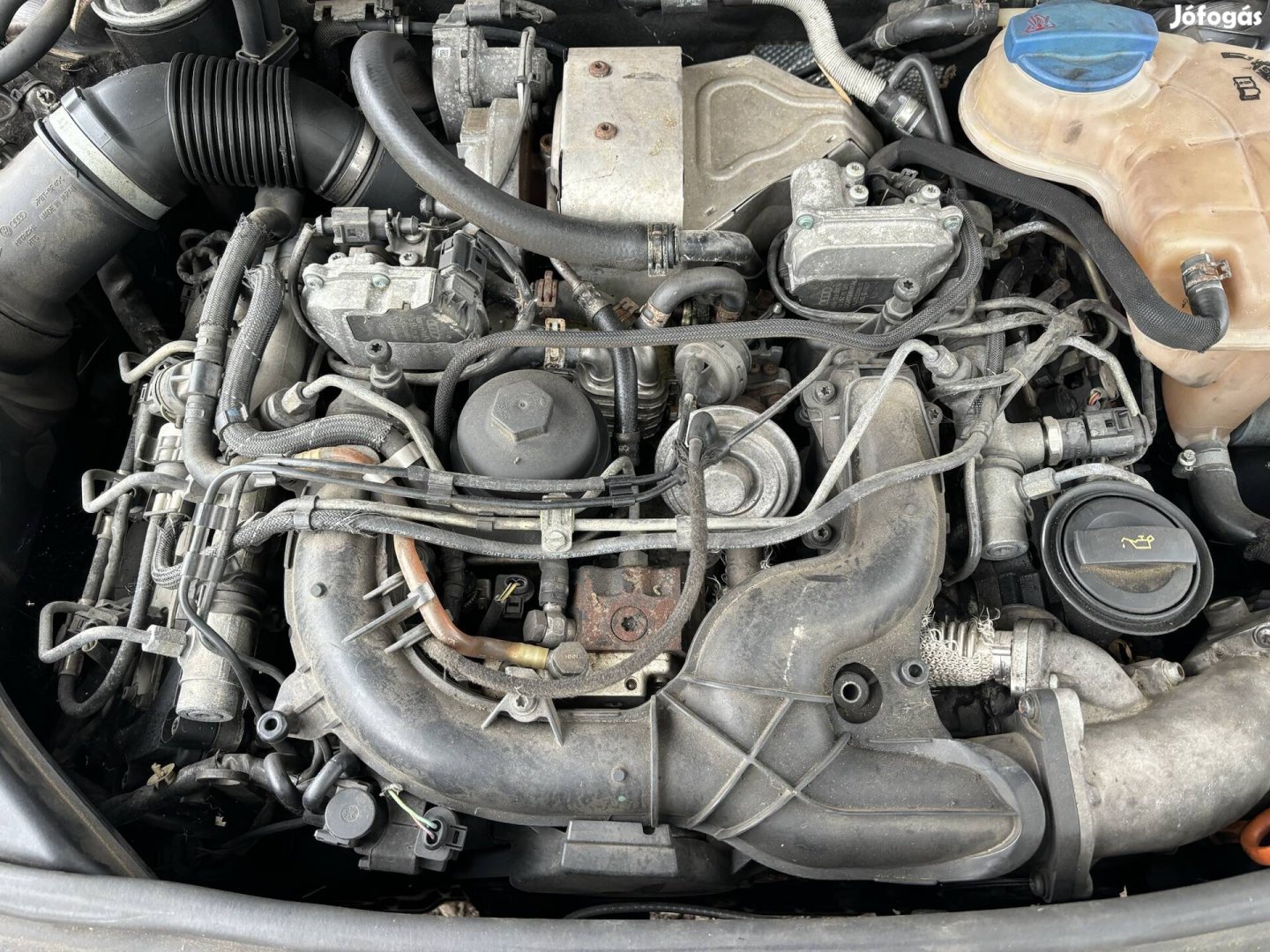 Audi 3.0 TDI önindító generátor főtengely hengerfej nagynyomású