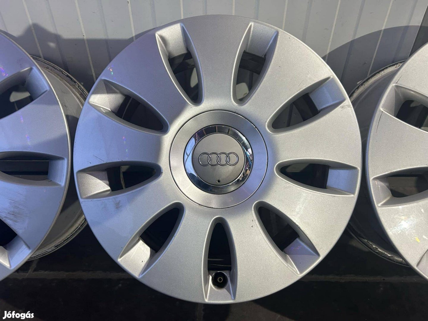 Audi 5x112 lyukosztású 6,5J 16" gyári alufelni garnitúra