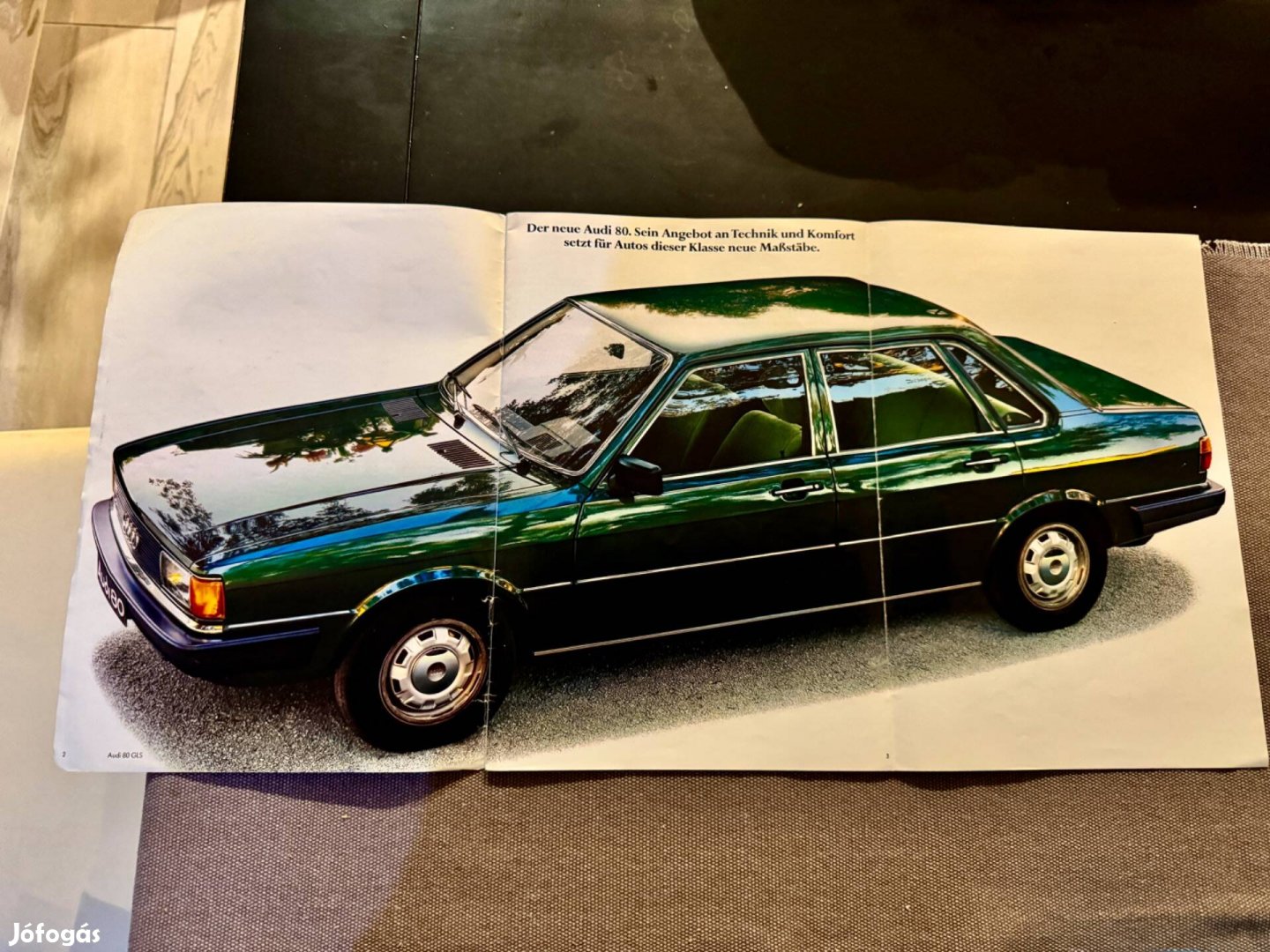Audi 80 prospektus katalógus, 1978, német nyelvű