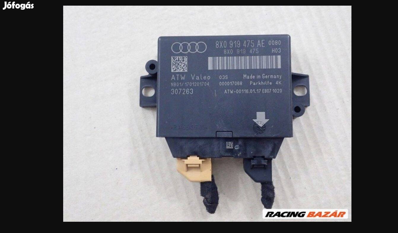 Audi A1 (8X), Audi Q3 (8U) PDC vezérlő elektronika 8x0919475ae