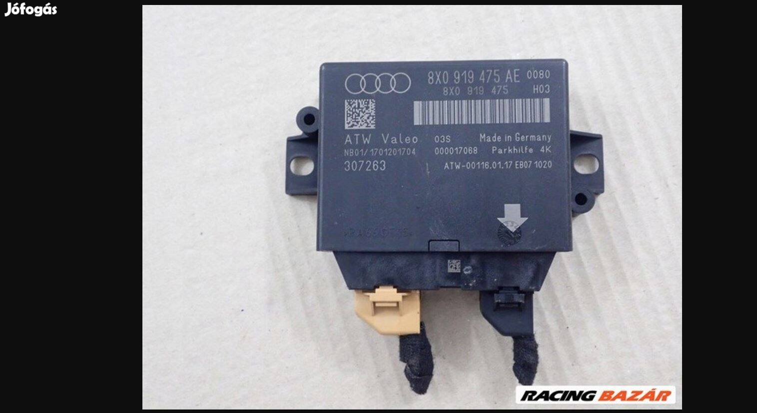 Audi A1 (8X), Audi Q3 (8U) PDC vezérlő elektronika 8x0919475ae