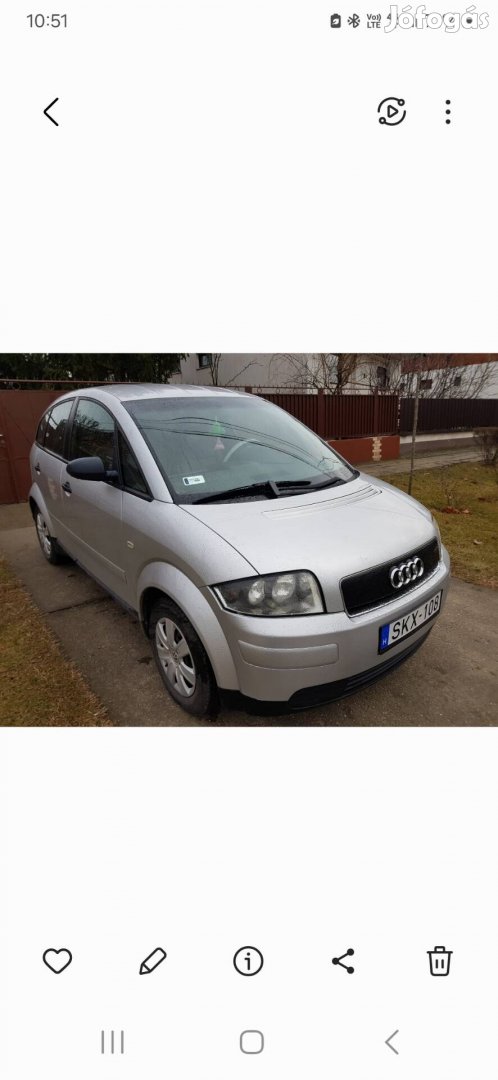 Audi A2 1.4 benzin tempomat