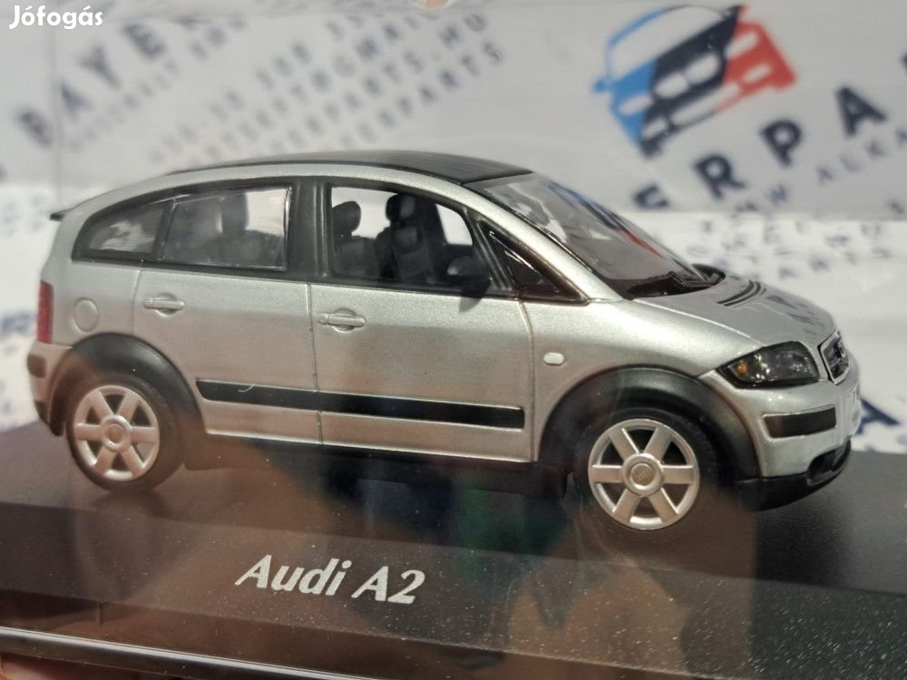 Audi A2 (2000) - ezüst -  Maxichamps - 1:43
