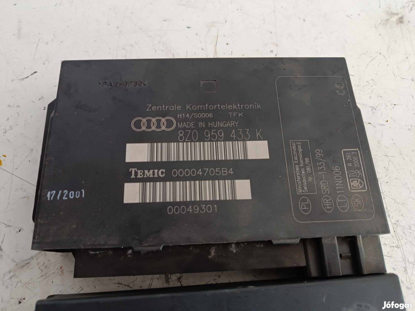 Audi A2 (8Z) több db komfort elektronika