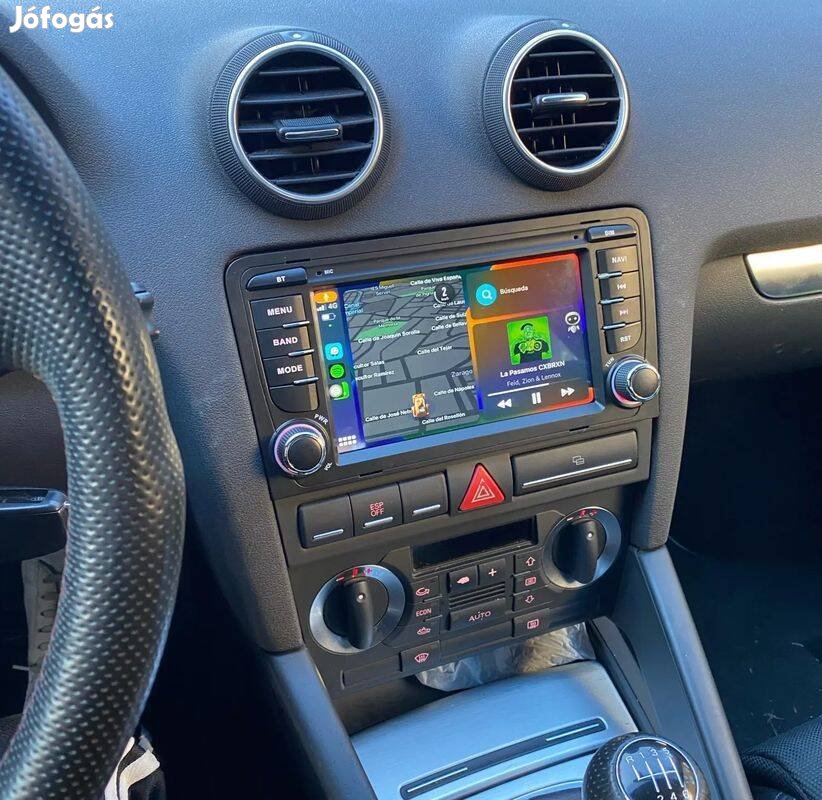 Audi A3 2003-2011 Android Multimédia Navigáció Gyári Kinéztű Rádió