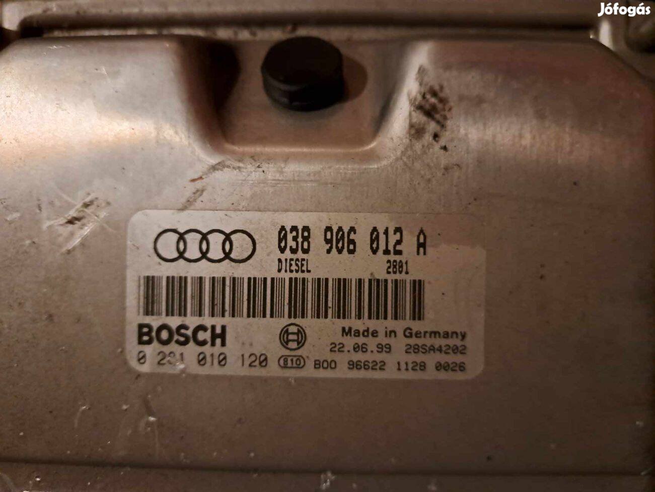 Audi A3 8L motorvezérlő 038 906 012A